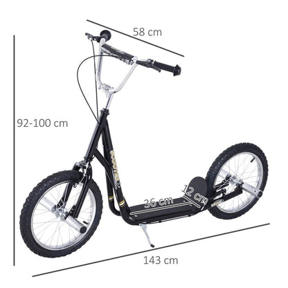 Push Scooter Girls Kids Children Stunt Bike Bicycle Adult Street Black