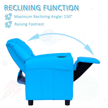 Kids Recliner Armchair Games Chair Children Seat Girls Boys Sofa HOMCOM