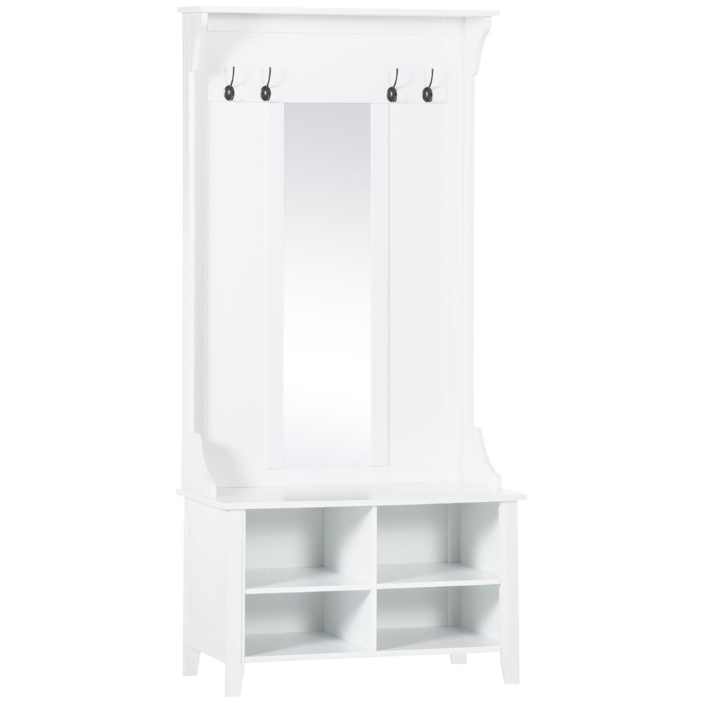 Mirror Cabinet, 80Lx40Wx170H cm-White