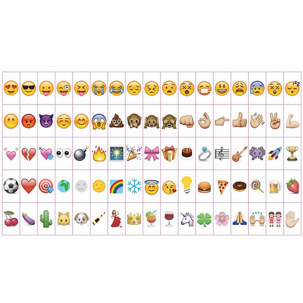 85pc Emoji Booster Pack for A4 Lightbox | Pukkr