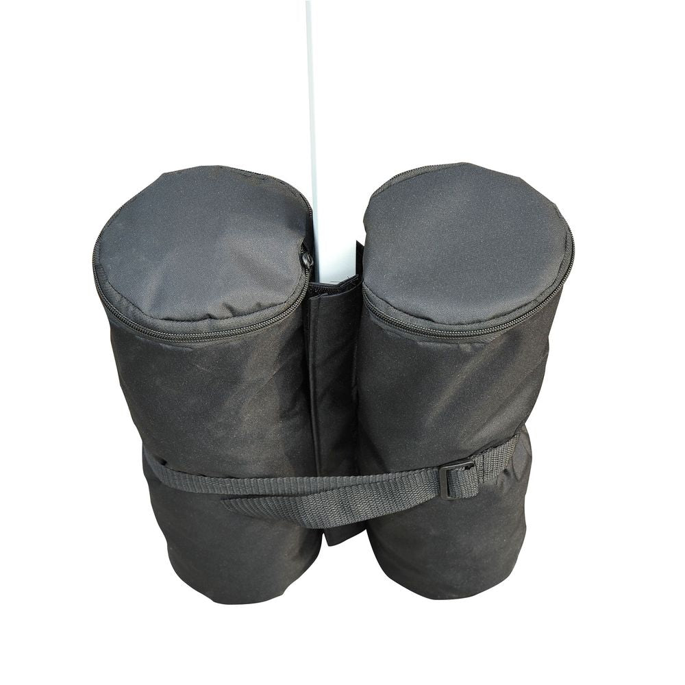 4 Pc Gazebo Sand Bag Weight Set-Black