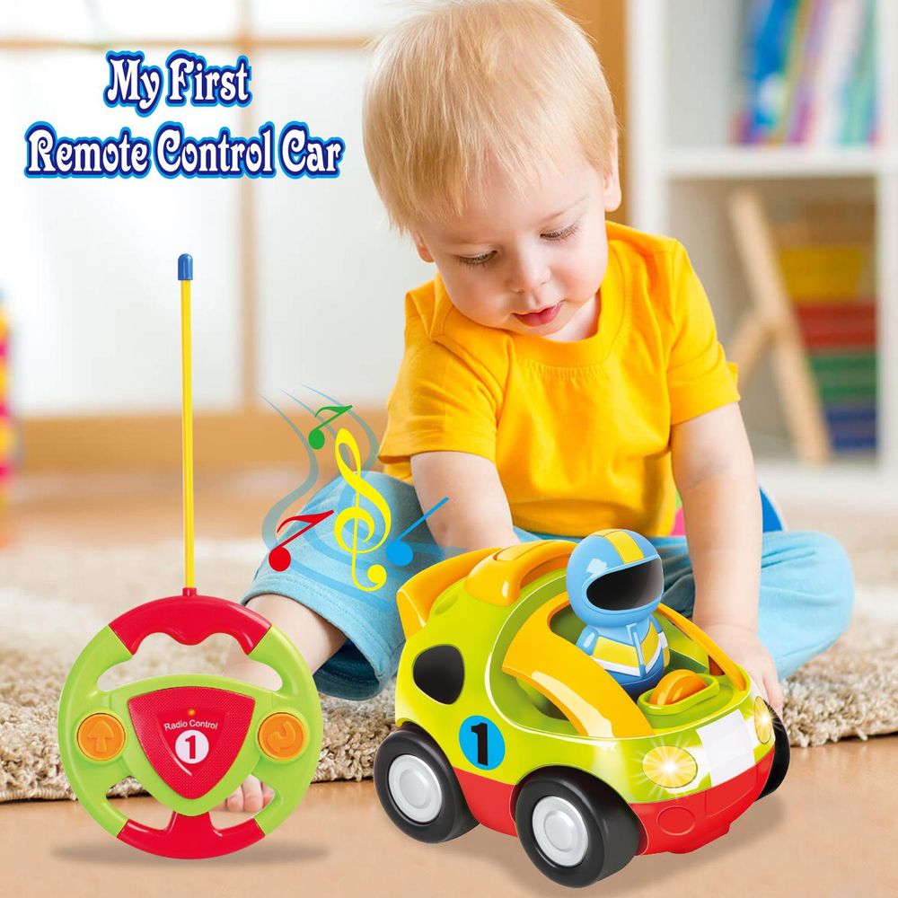 SOKA My First Remote Controlled Car for Toddlers with Light and Sound - Green