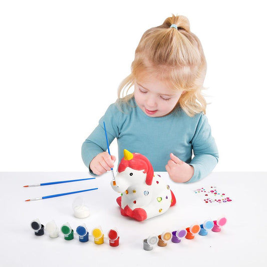 SOKA Paint Your Own Money Bank Arts & Crafts Kit Activity - Unicorn