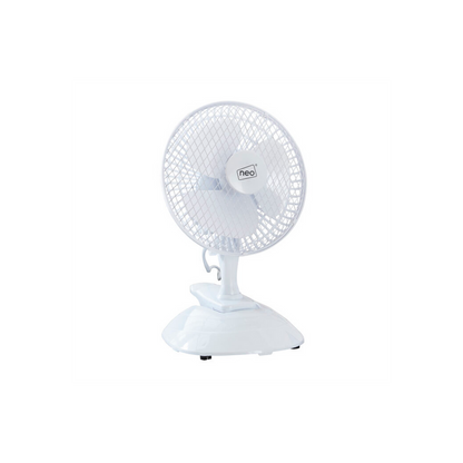 Neo Mini Clip Base Mount Desk Fan  White