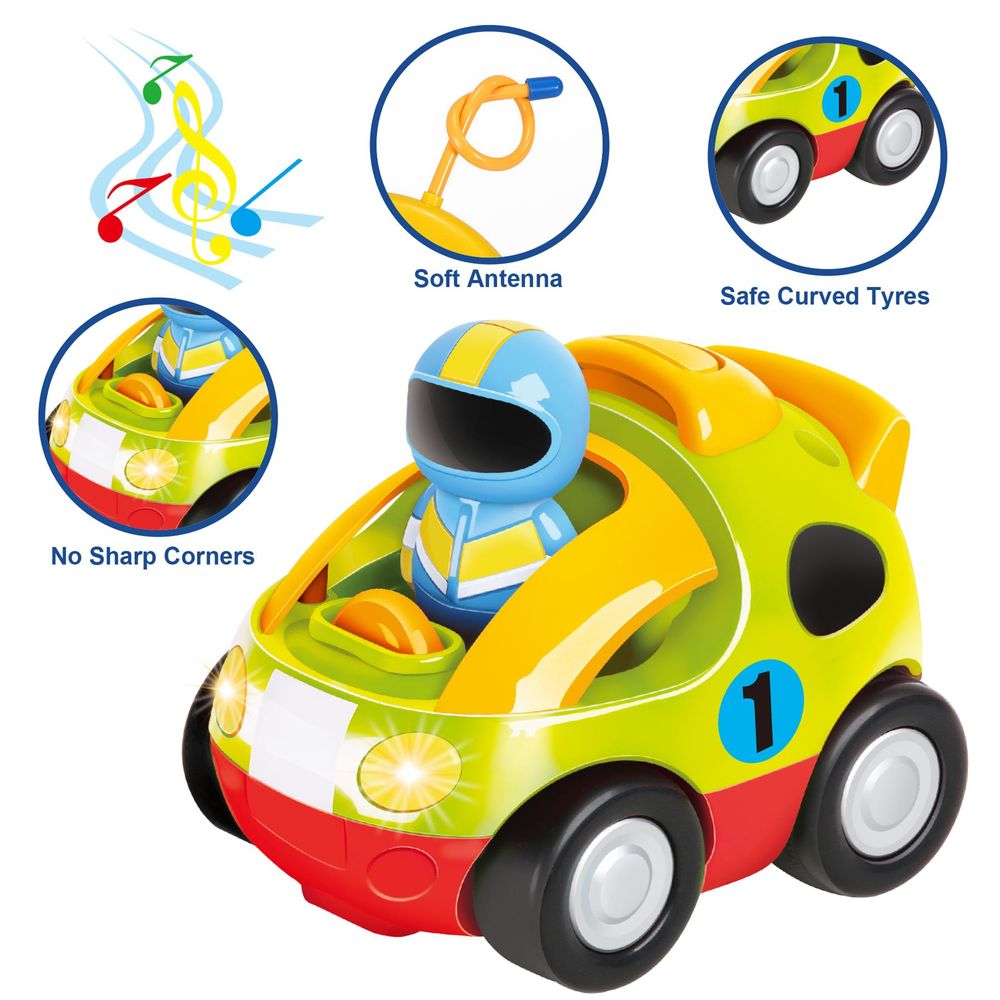 SOKA My First Remote Controlled Car for Toddlers with Light and Sound - Green