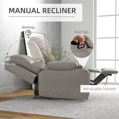 Recliner Armchair for Living Room, Recliner Chair with Cup Holder