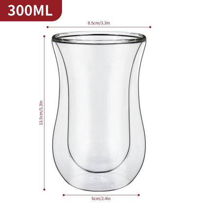 Double Wall Glasses Curve Barware