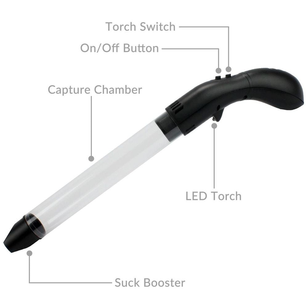 Handheld Bug Vacuum With LED Light | Pukkr