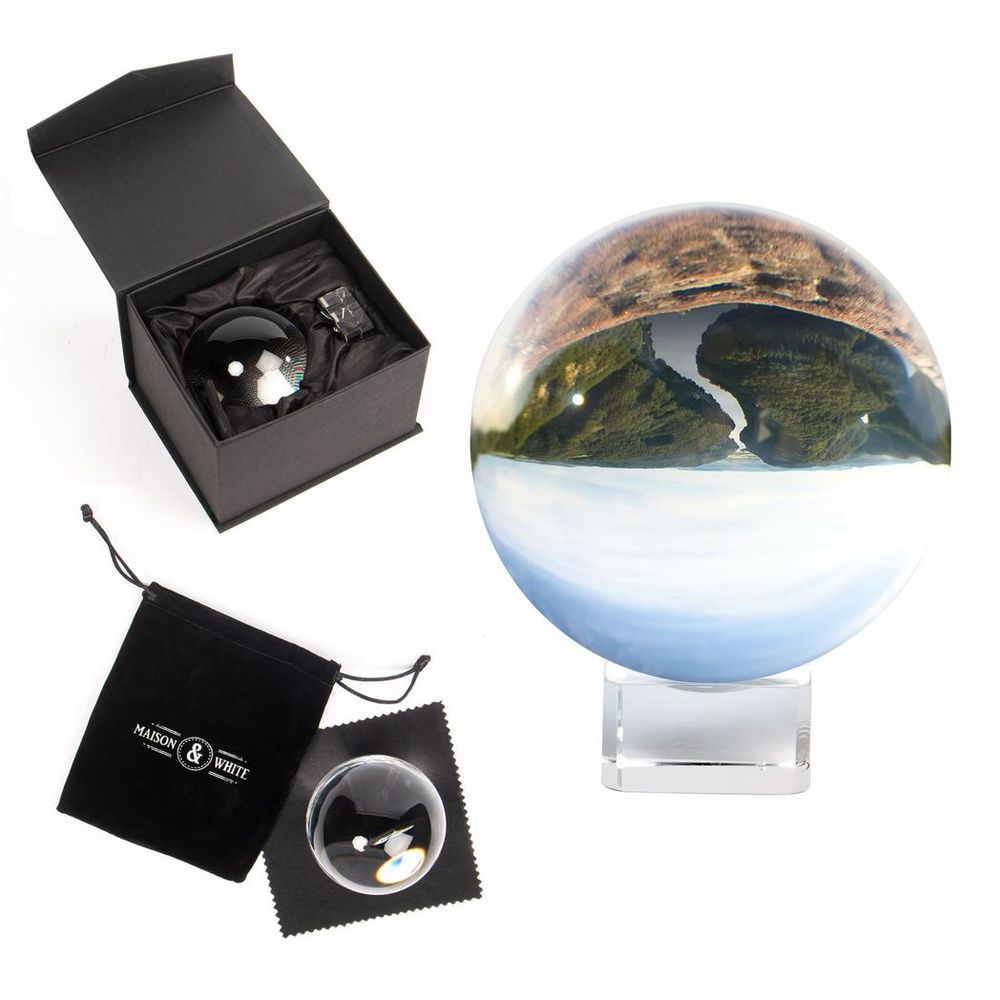 K9 Clear Crystal Ball For Photography 80mm | M&W