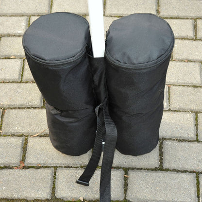 4 Pc Gazebo Sand Bag Weight Set-Black