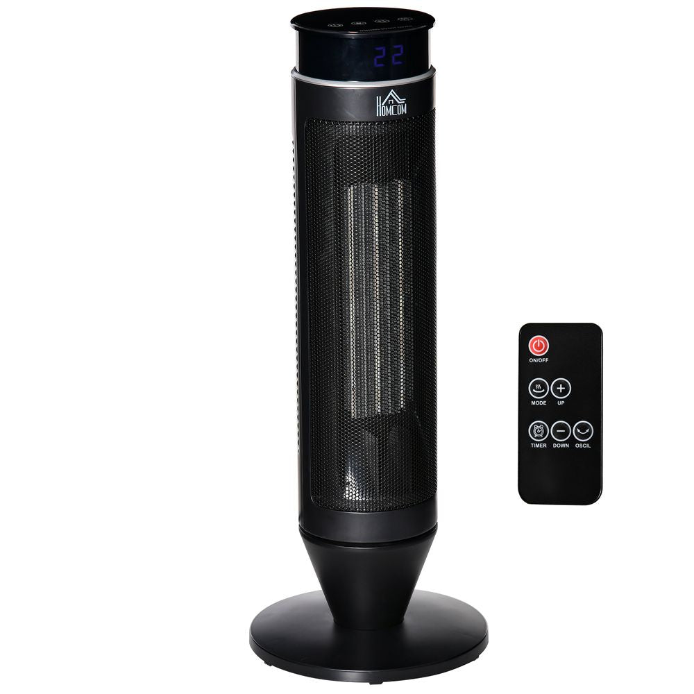 Ceramic Tower Indoor Space Heater w/ 42 Oscillation Remote Control 8Hrs Timer