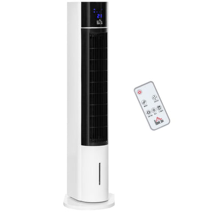 Bladeless Air Cooler, Evaporative Oscillating Tower Fan Humidifier Unit