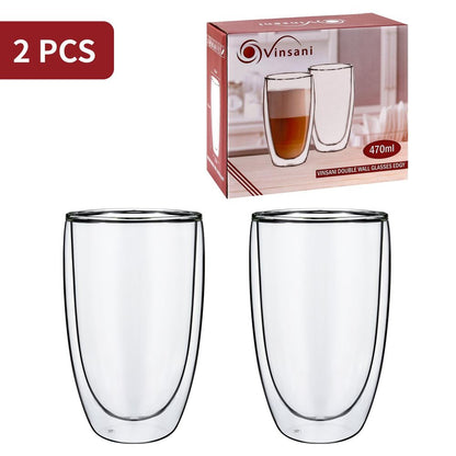 Double Wall Glasses Edgy Barware