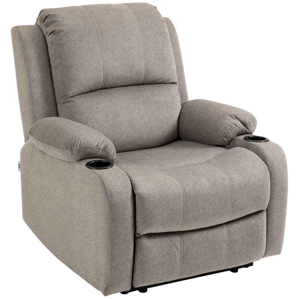 Recliner Armchair for Living Room, Recliner Chair with Cup Holder