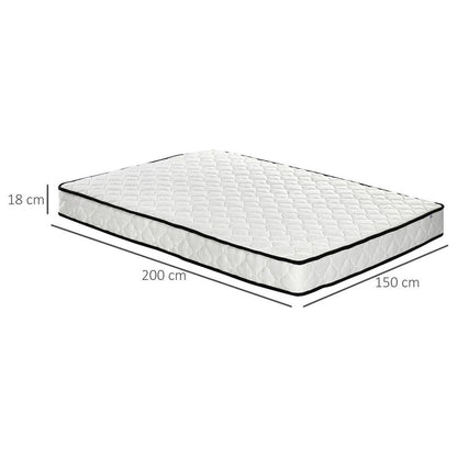 King Mattress W/ Breathable Foam Pocket Innerspring 200cmx150cmx18cm