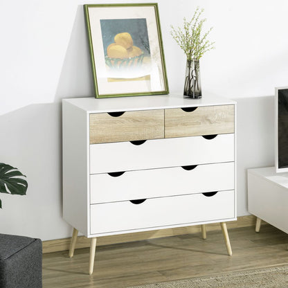 Chest of Drawers 5 Drawer Storage Unit Storage Cabinets