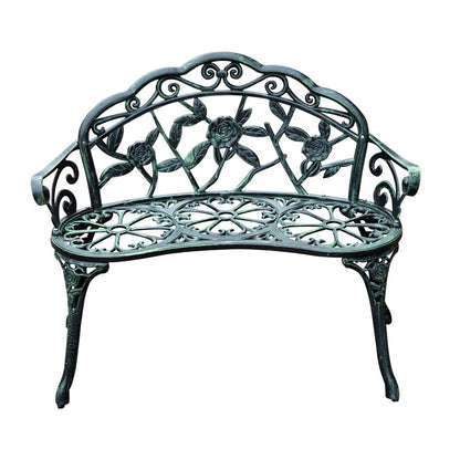 Cast Aluminum Garden Bench Patio Chair