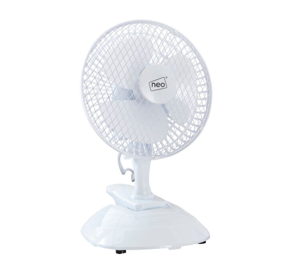 Neo Mini Clip Base Mount Desk Fan  White