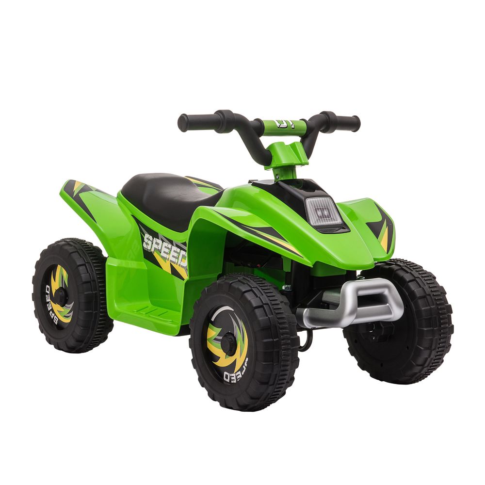 6V Kids Electric Ride on Car with Big Wheels 18-36 Months Toddlers Green