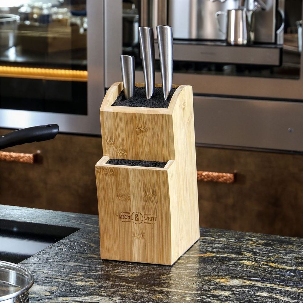 Universal Bamboo Knife Block | M&W