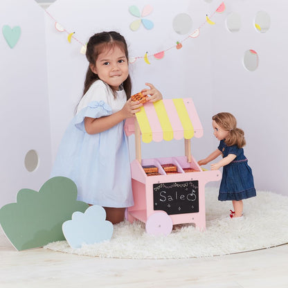 Olivia's Little World Baby Doll Wooden Pastry Cart | Dolls Accessories TD-12879A