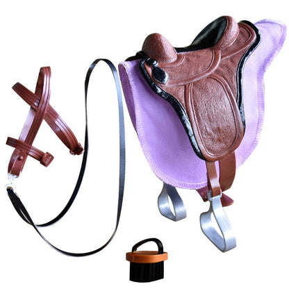 18" Baby Doll Horse & Accessories Play Set Toy Saddle