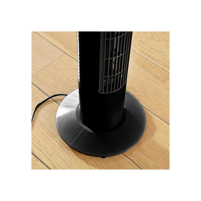 Neo 33" Aroma Free Standing 3 Speed Fan - Black