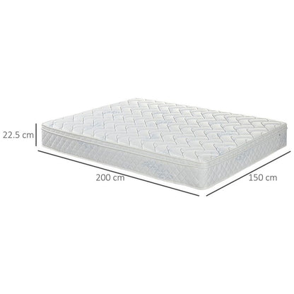 King Mattress W/ Breathable Foam Pocket Innerspring 200cmx150cmx22.5cm