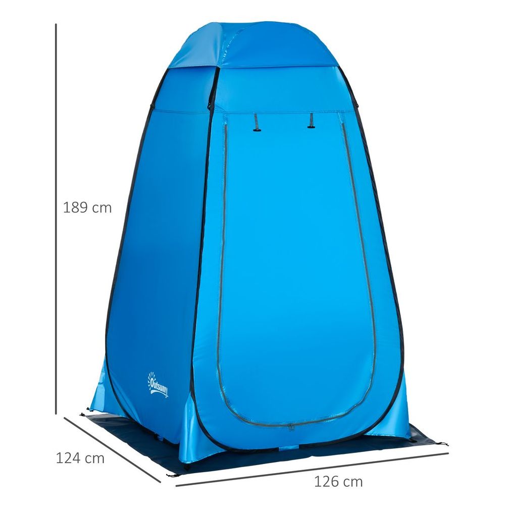 Camping Shower Tent w/ Pop Up Design, Outdoor Dressing Changing Room