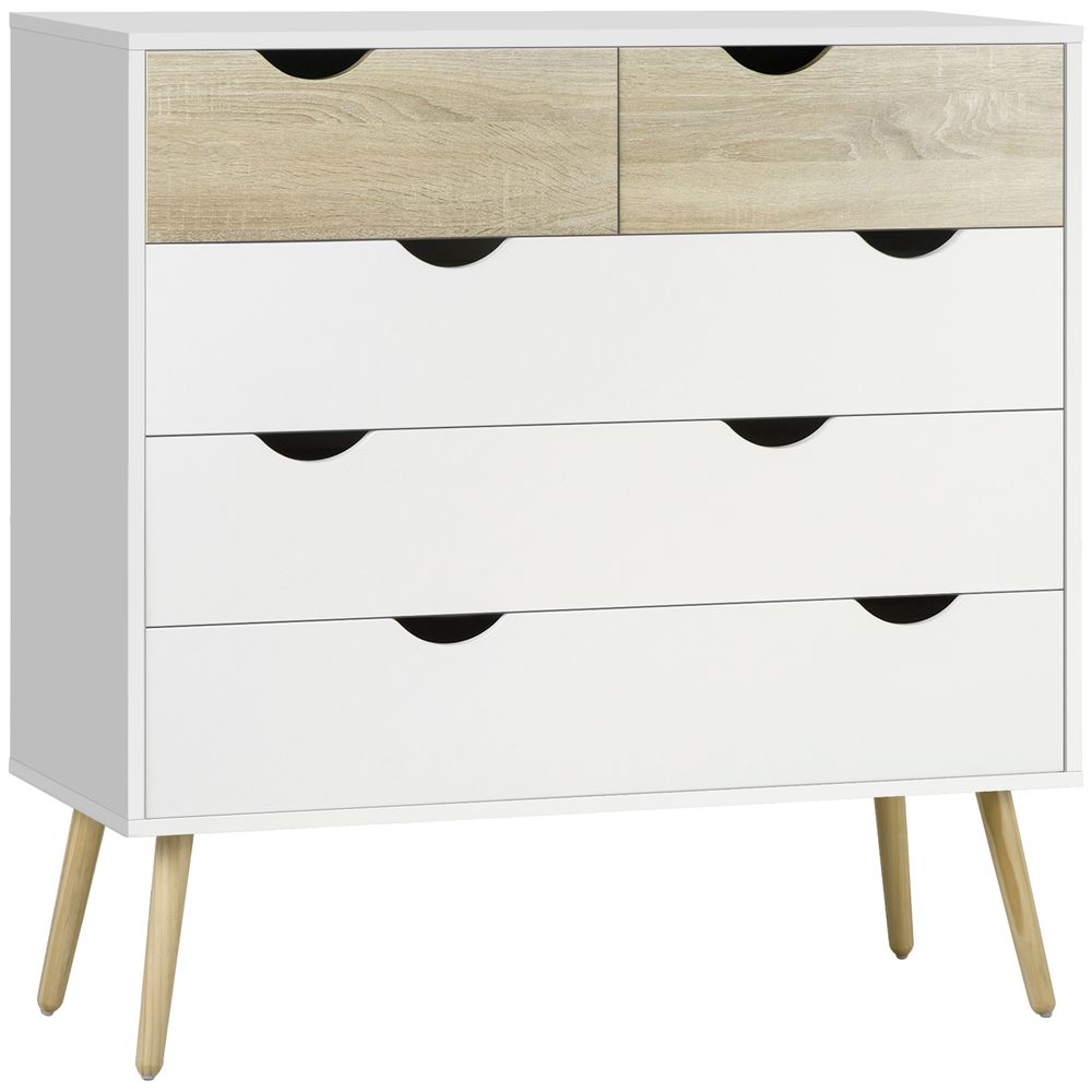 Chest of Drawers 5 Drawer Storage Unit Storage Cabinets