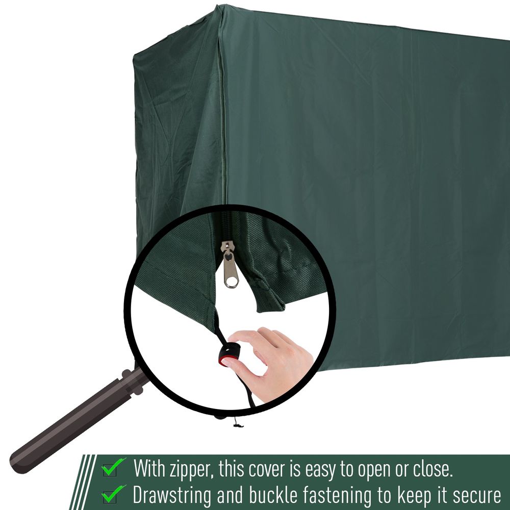 164cm Height Oxford Polyester Waterproof Swing Chair Cover Green