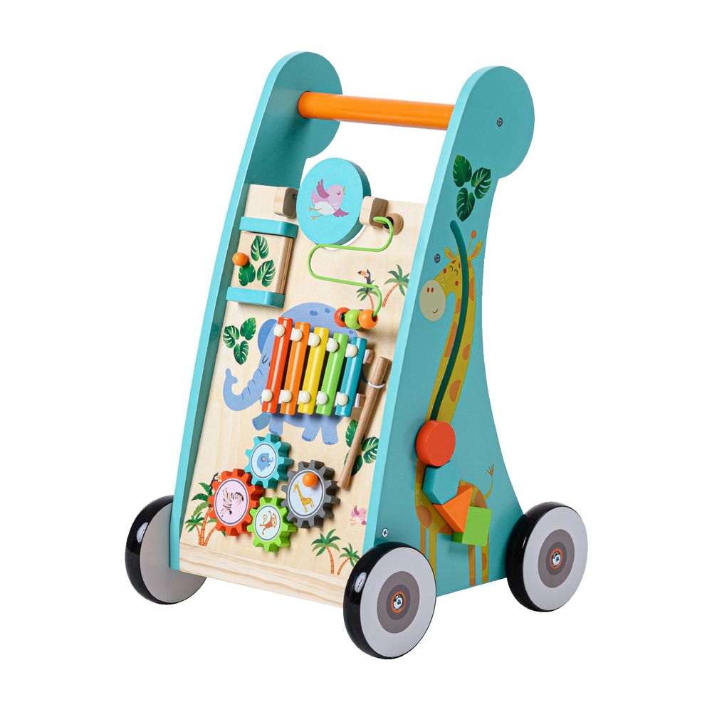 Preschool Educational Wooden Activity Centre Baby Walker PS-T0008