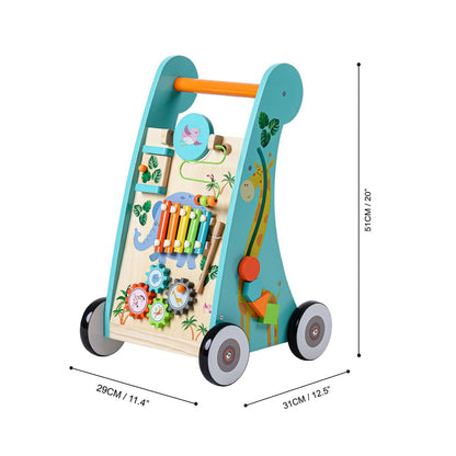 Preschool Educational Wooden Activity Centre Baby Walker PS-T0008