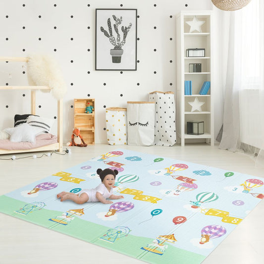 Fantasy Fields Baby Crawling Mat Play Mat Soft Foam Reversible Portable PS-PM002