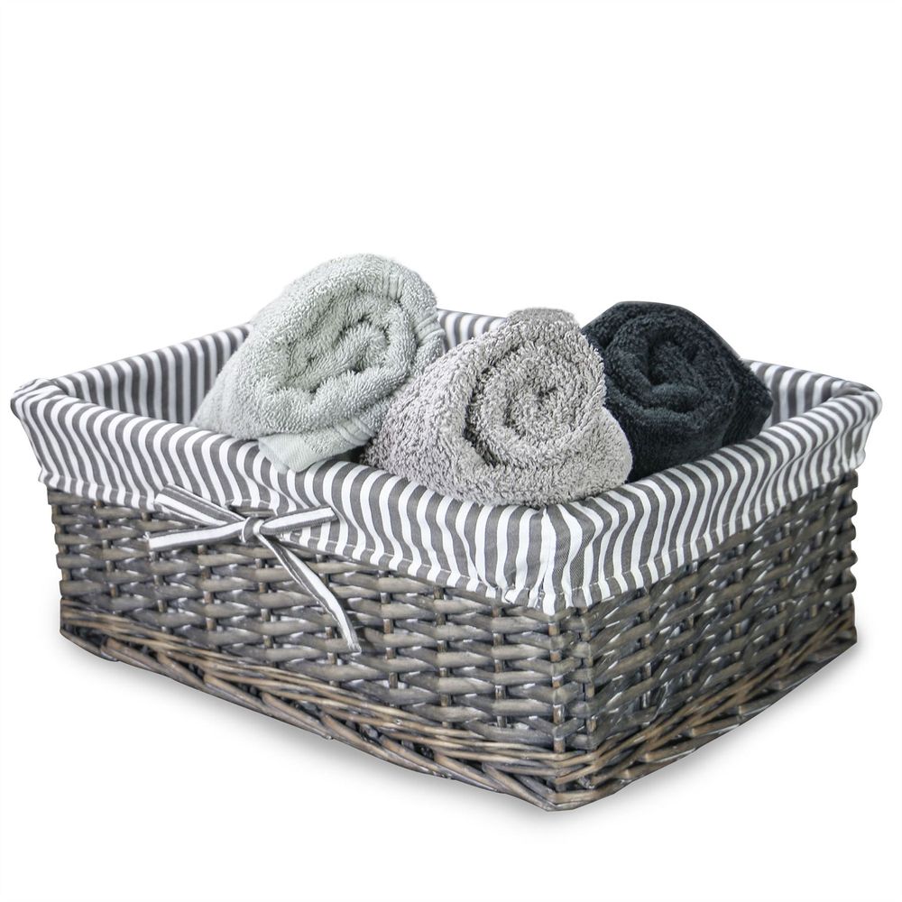 Grey Wicker Baskets Large | M&W