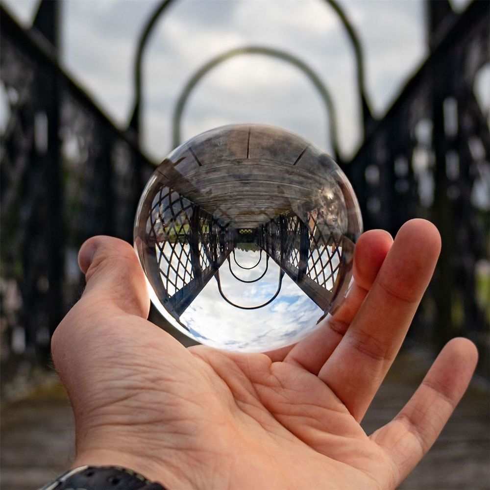 K9 Clear Crystal Ball For Photography 80mm | M&W