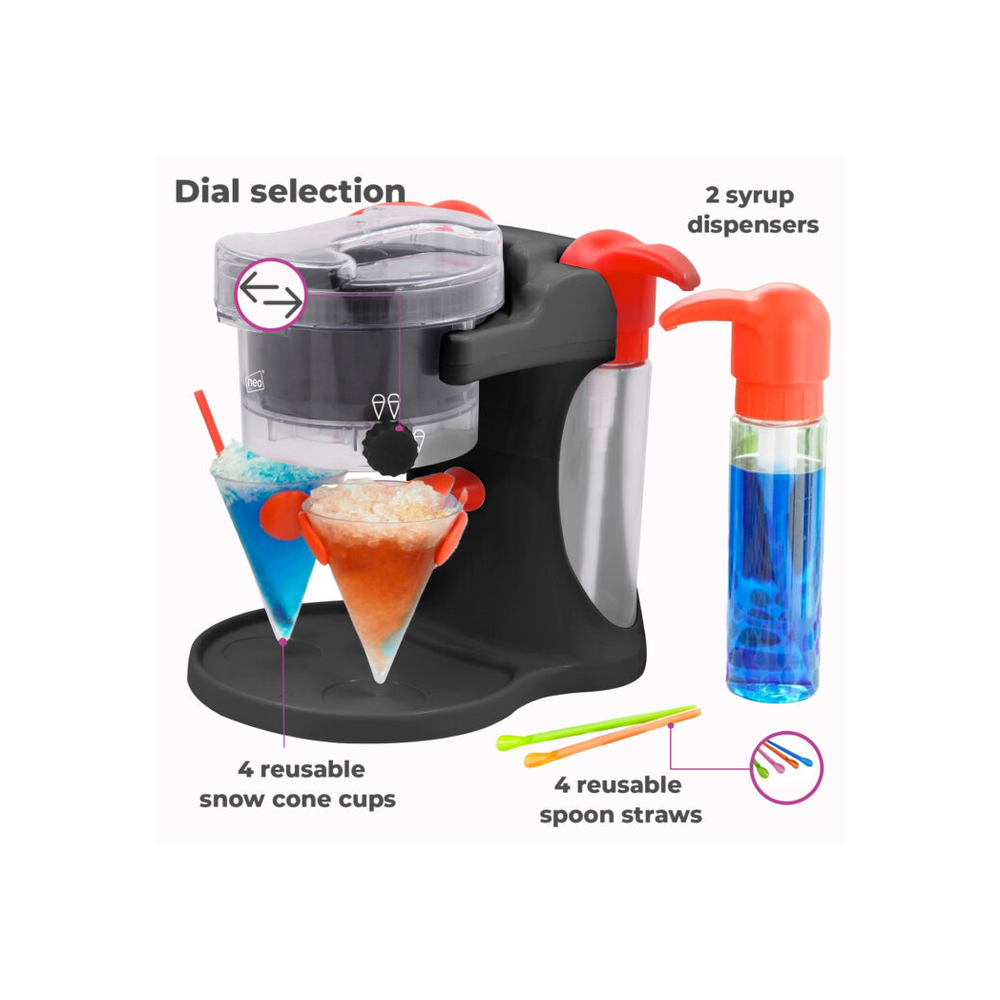 Neo Black Ice Snow Cone Slushy Maker Machine