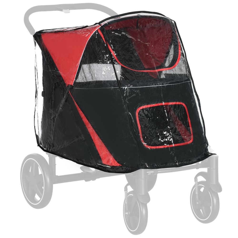 Rain Cover for Dog Pram Stroller Buggy, for Large, Medium Dogs with Rear Entry