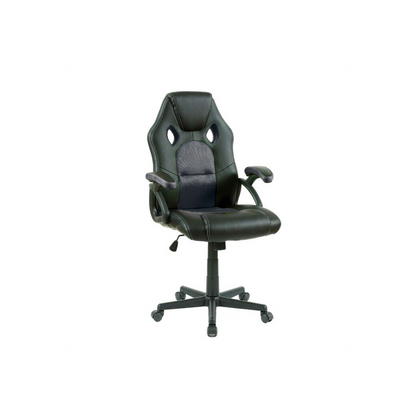 Neo Black Leather Mesh PC Gaming Office Chair