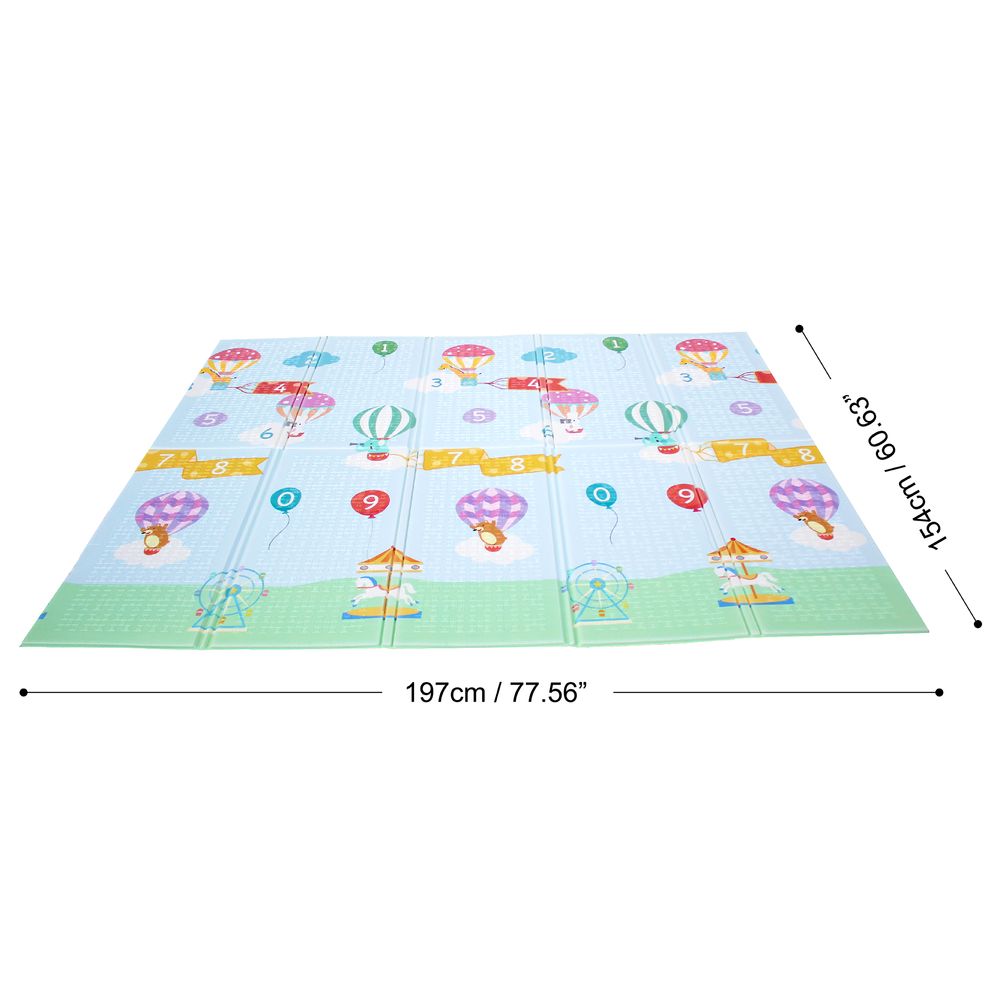 Fantasy Fields Baby Crawling Mat Play Mat Soft Foam Reversible Portable PS-PM002