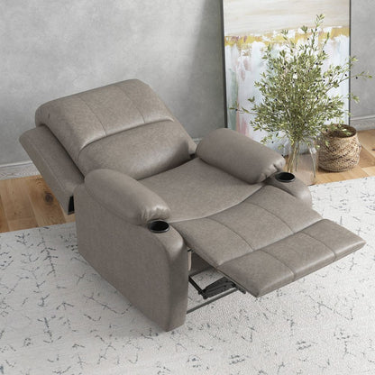 Recliner Armchair for Living Room, Recliner Chair with Cup Holder