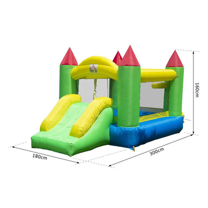 Bouncy Castle with Slide Inflatable Bouncer Kids Jumper Bounce Castle HOMCOM