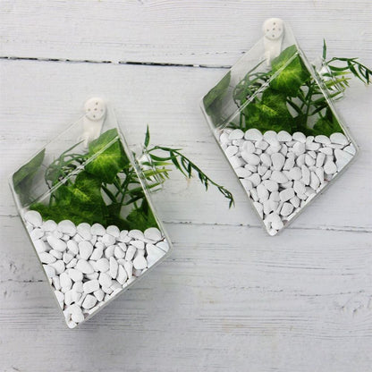 Hanging Diamond Glass Terrarium - Set of 2 | M&W