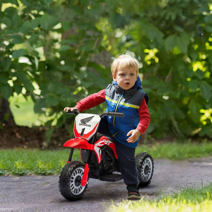 Honda CRF450RL Licensed 6V Kids Electric Motorbike with Horn - Red