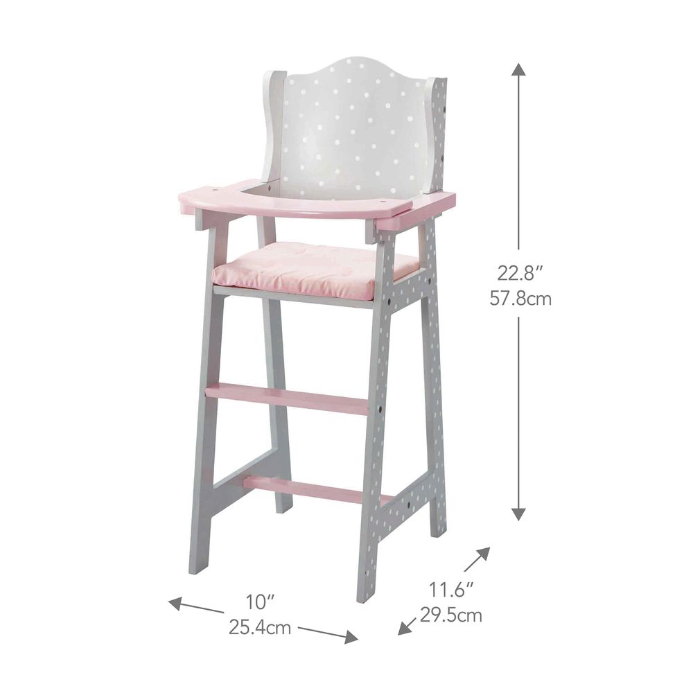 Olivia's Little World Baby Doll High Chair Doll Furniture Accessories TD-0098AG