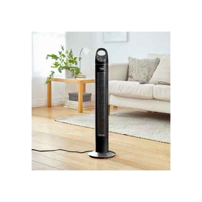 Neo 33" Aroma Free Standing 3 Speed Fan - Black