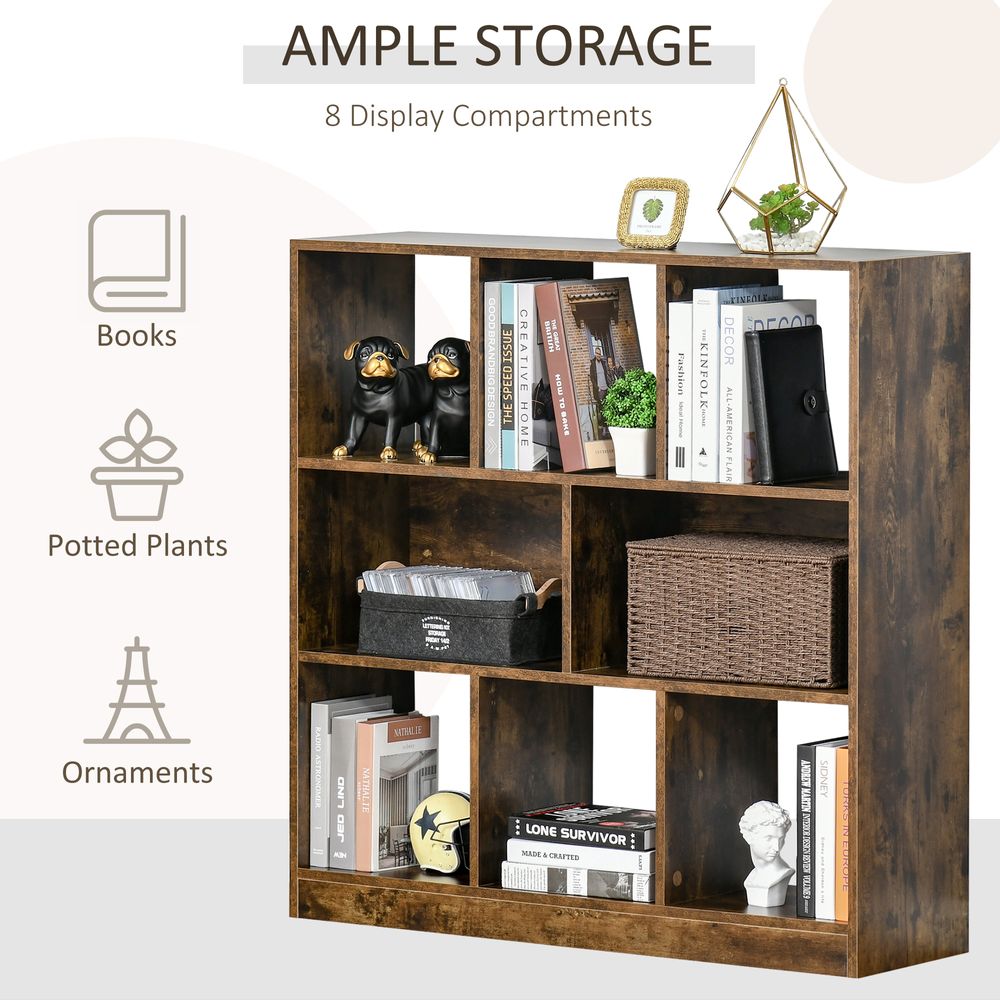 Storage Shelf 3-Tier Bookcase Display Rack  Organizer for  Office