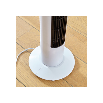 Neo 33" Aroma Free Standing 3 Speed Fan - White