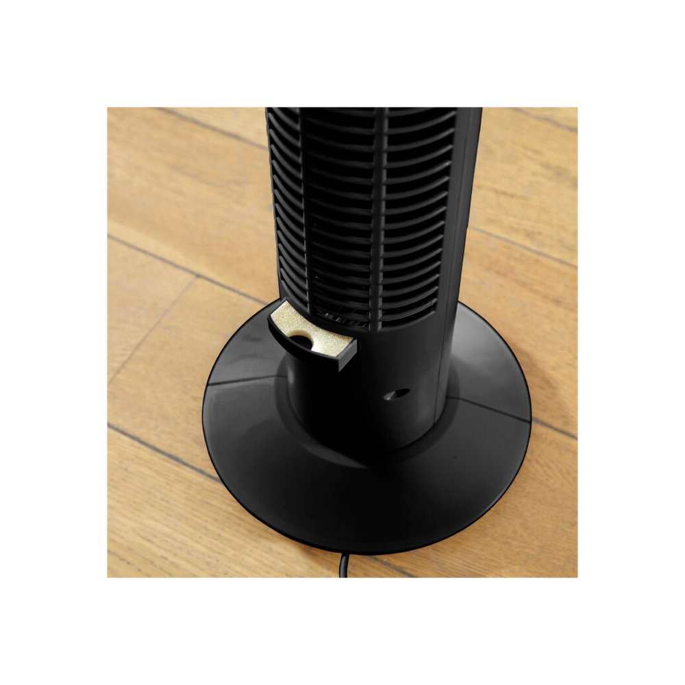 Neo 33" Aroma Free Standing 3 Speed Fan - Black