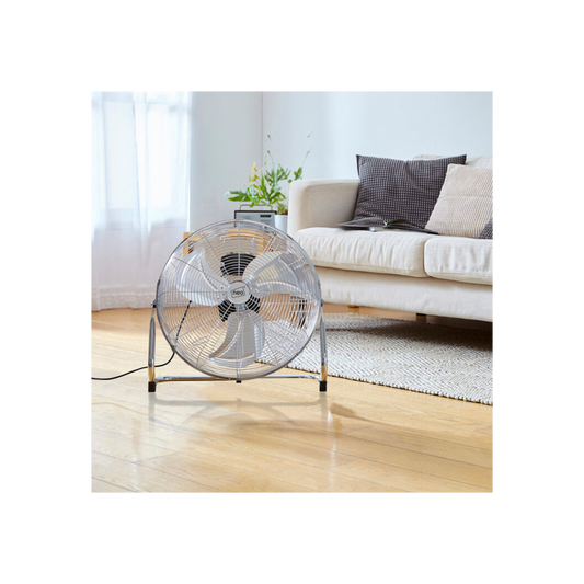 Neo High Velocity Chrome Metal Floor Freestanding Fan  16 Inch